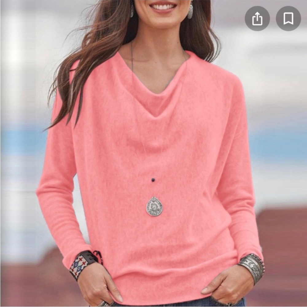 Sundance Simple Truths Cashmere Sweater - Picture 3 of 8